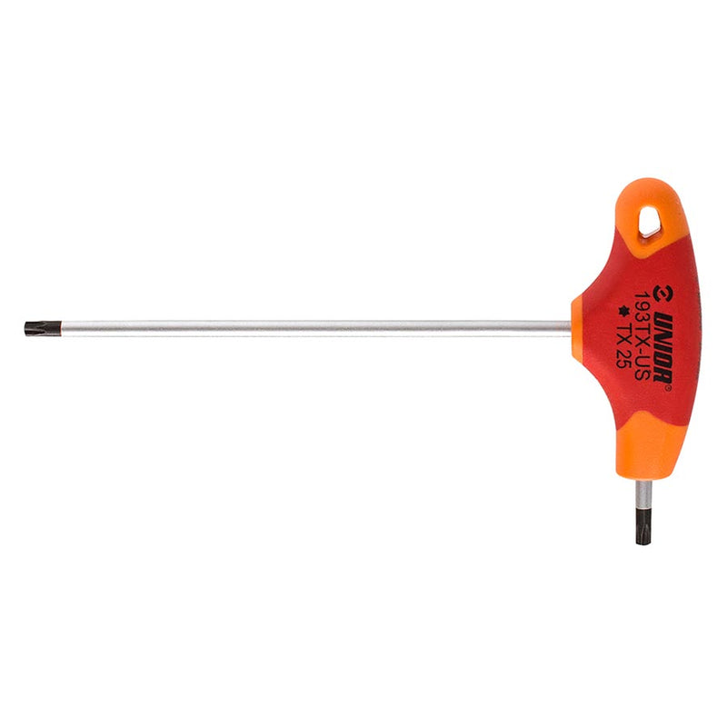 Unior T-Handle Torx Torx Wrench T10 Red/Orange