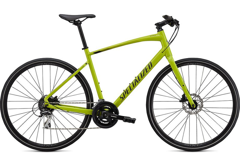 2021 Specialized sirrus 2.0 bike gloss hyper green / black / satin black reflective xl