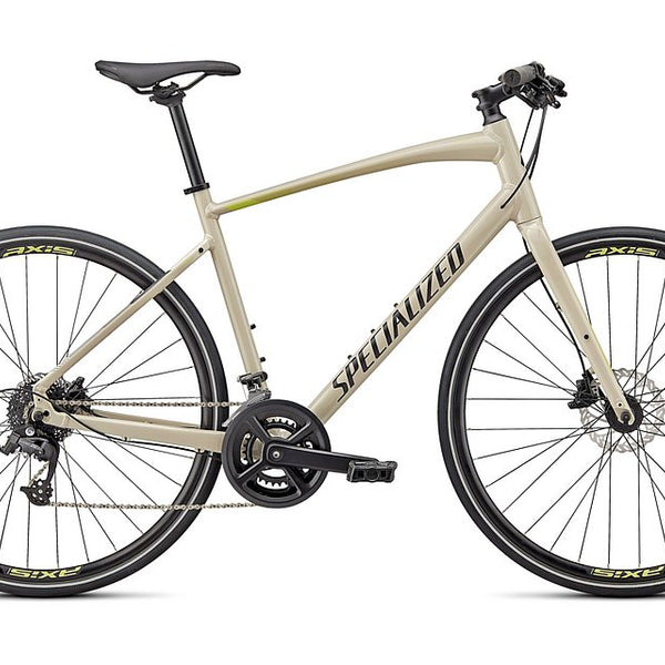 2024 Specialized sirrus 2.0 bike gloss white mountains limestone s