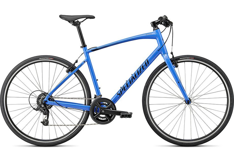 2022 Specialized sirrus 1.0 bike gloss sky blue / cast blue / satin black reflective s