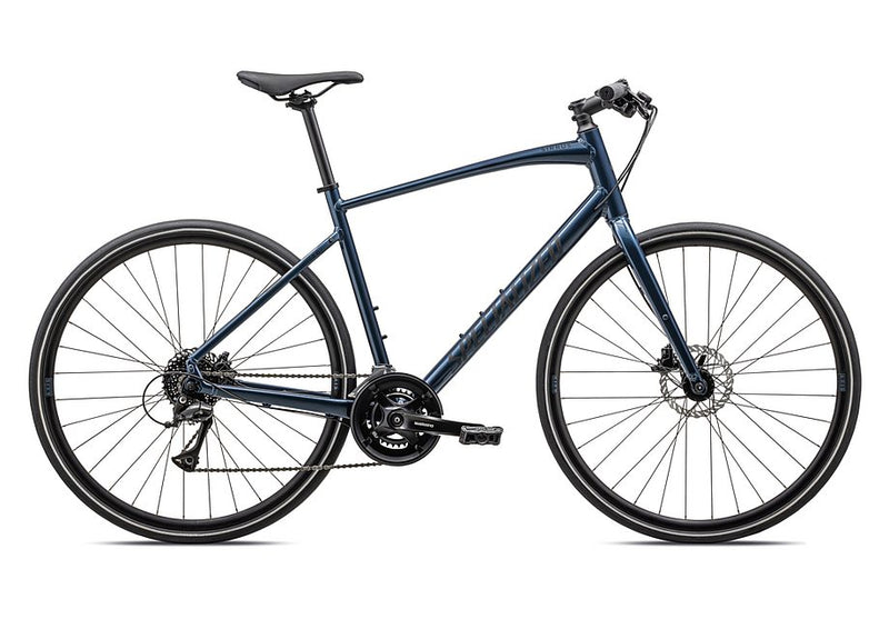 2023 Specialized sirrus 2.0 bike gloss mystic blue metallic / satin black reflective l