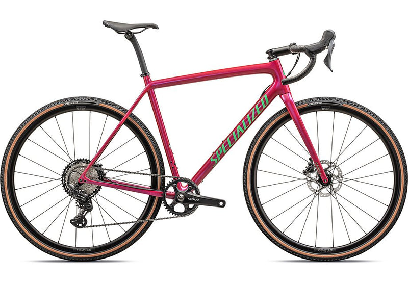 2024 Specialized crux comp bike gloss vivid pink/electric green 54
