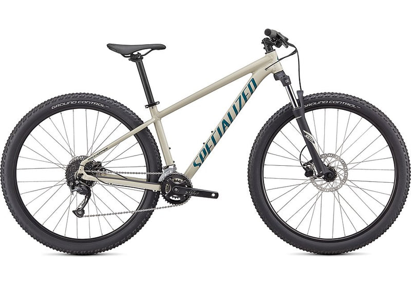 2021 Specialized rockhopper sport 27.5 bike gloss white mountains / dusty turquoise s