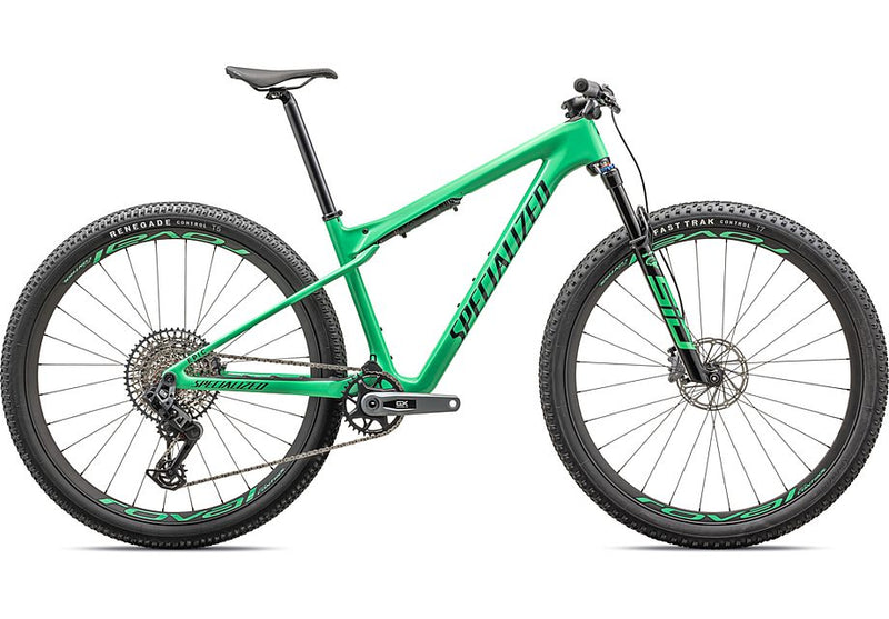 2024 Specialized epic wc expert bike gloss electric green / forest green pearl xs