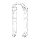 RockShox Lower Leg for Pike DJ 26 SIL 11.4018.091.028
