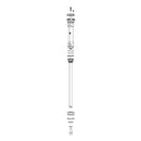 RockShox Damper for Paragon Gold Remote Remote 10mm (2013+ PushLoc OneLoc Twistloc) Moco (Includes Spool Cable Clamp & Screw) - Paragon Gold RL A1+ 11.4018.097.002