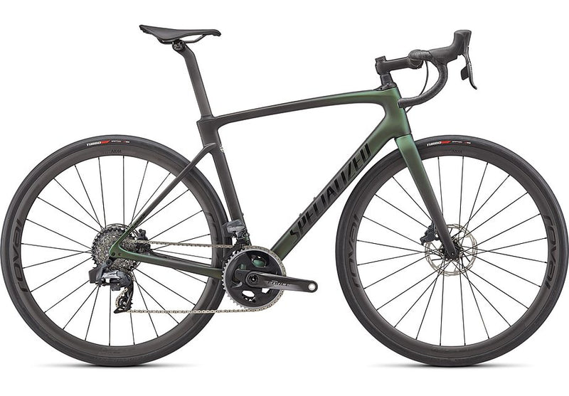2022 Specialized roubaix pro bike chameleon silver green/black/spectraflair/black reflective 44