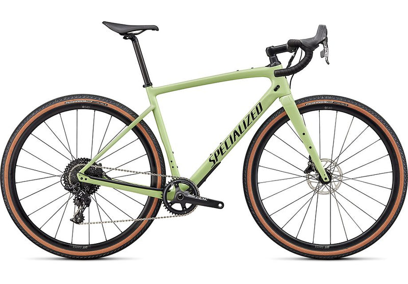 2022 Specialized diverge sport carbon bike gloss limestone/black/chrome/clean 61