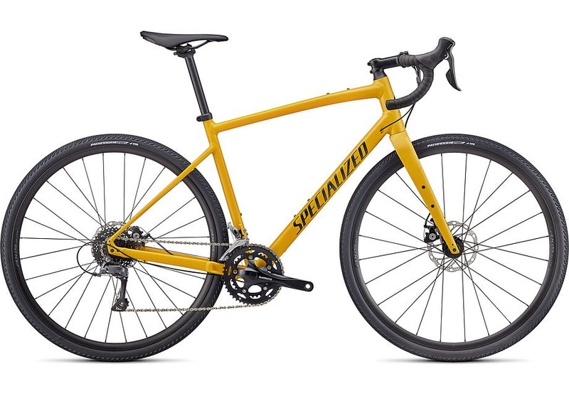 2022 Specialized diverge e5 bike satin brassy yellow/black/chrome/clean 54