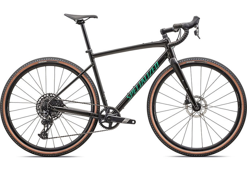 2024 Specialized diverge e5 comp bike gloss metallic obsidian/metallic pine green 54
