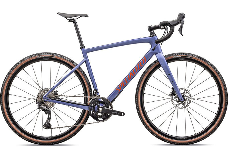2024 Specialized diverge sport carbon bike satin purple indigo tint/purple indigo/amber glow 54