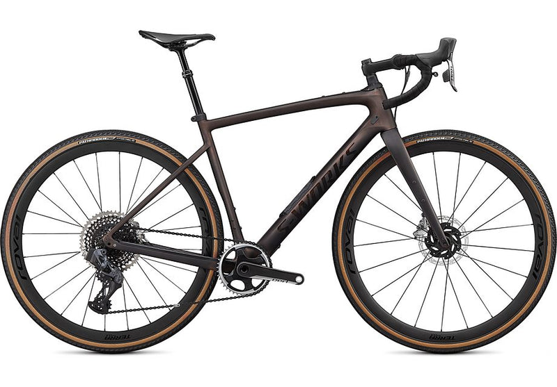 2021 Specialized diverge S-Works carbon etap bike satin carbon/color run pearl/chrome/clean 58