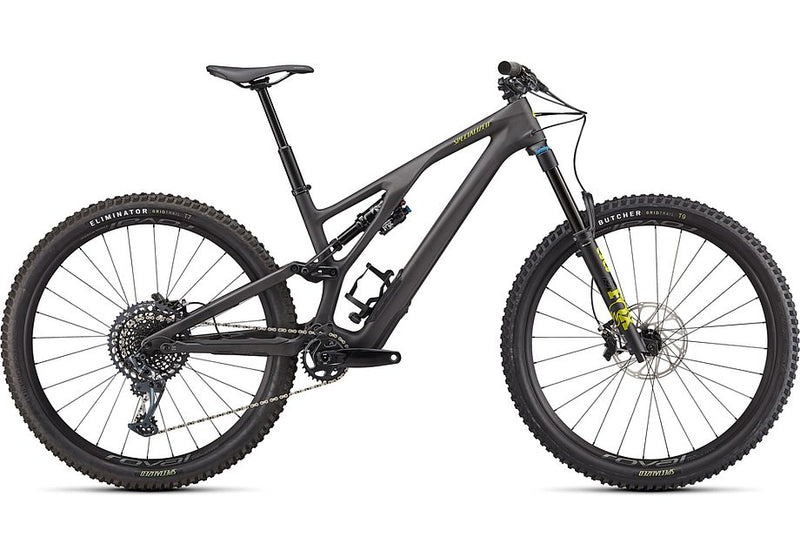2022 Specialized Stumpjumper evo expert bike satin carbon / olive green / black s5
