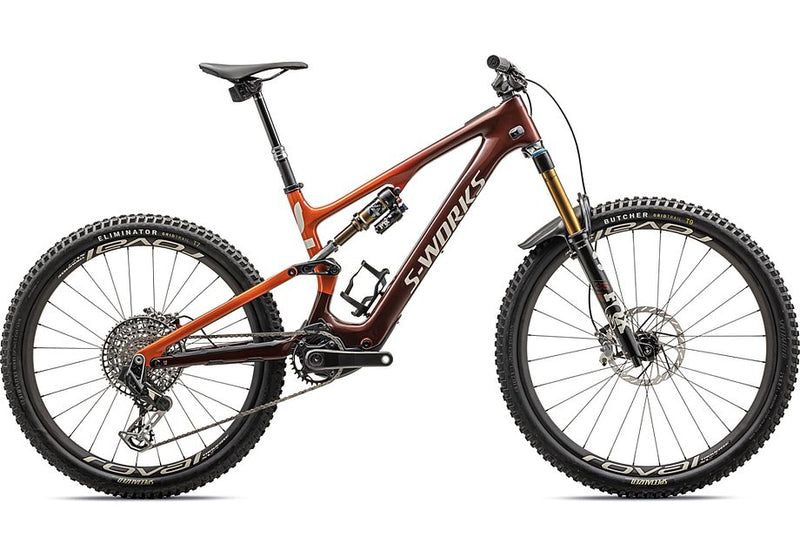 2023 Specialized levo sl S-Works carbon bike gloss rusted red / redwood / white mountains s5