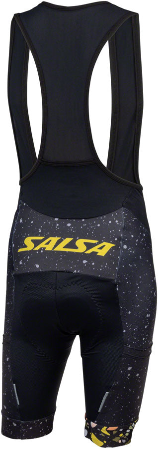Salsa Mens Terrazzo Aero Cargo Bib Short - Large Black