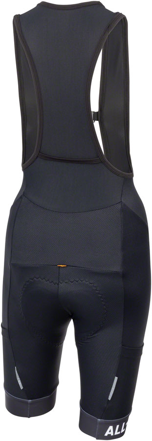 All-City Perennial Womens Cargo Bib Short - Black White 2X-Large