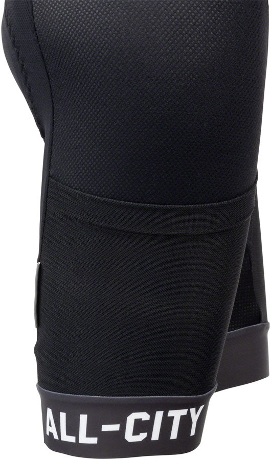 All-City Perennial Womens Cargo Bib Short - Black White Large