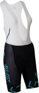 All-City The Max Bib Shorts - Black/Mint Small Mens