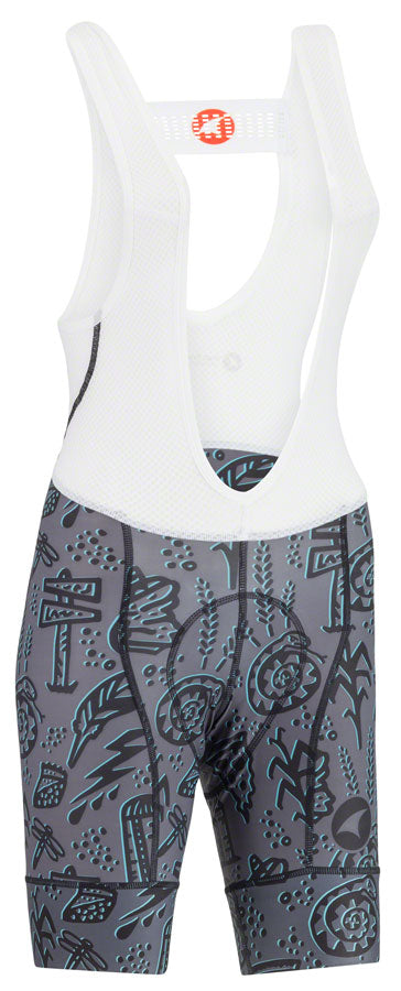 Salsa Team Gravel Story Bib Short - Women's Gray X-Large
