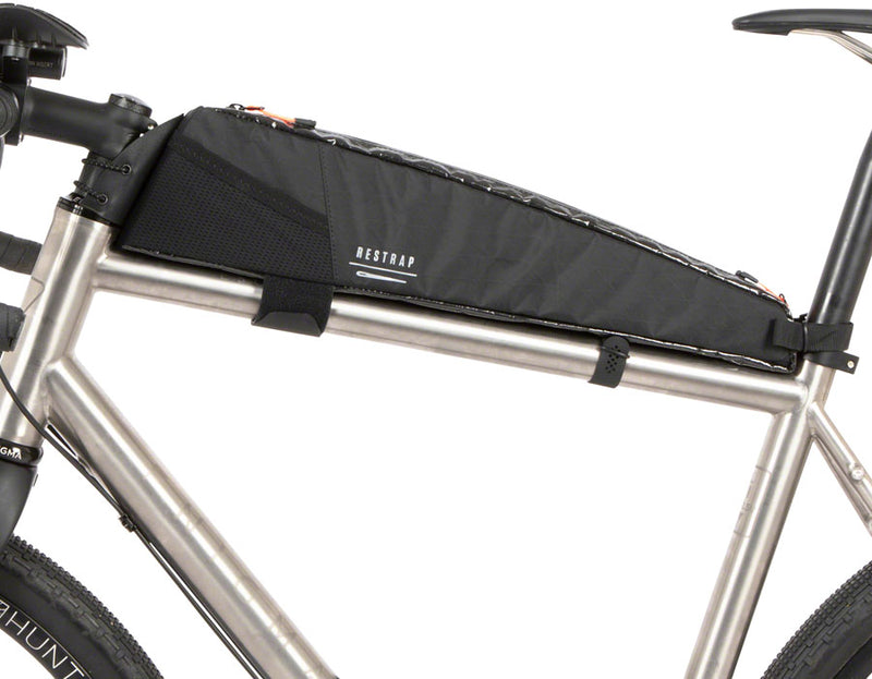 Restrap Race Top Tube Bag - Long 3L Black