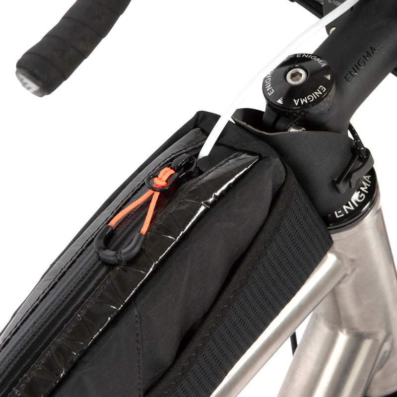 Restrap Race Top Tube Bag - Long 3L Black