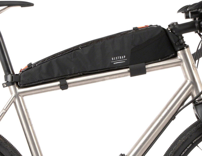 Restrap Race Top Tube Bag - Long 3L Black