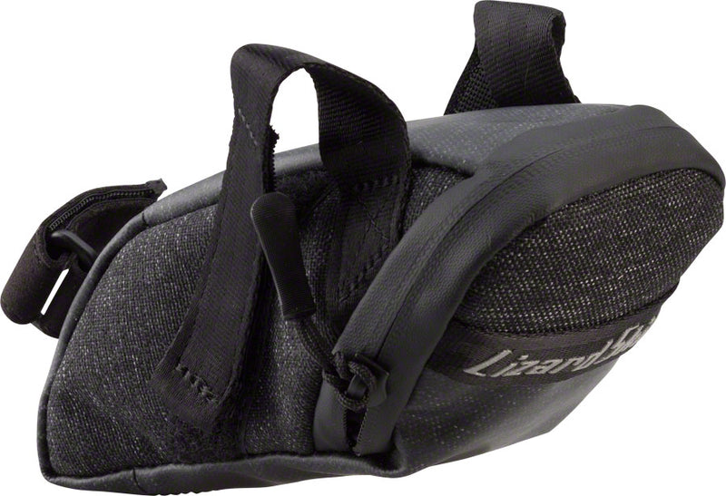 Lizard skins Micro Cache Saddle Bag  Velcro Straps 25.1 c.i. Jet Black
