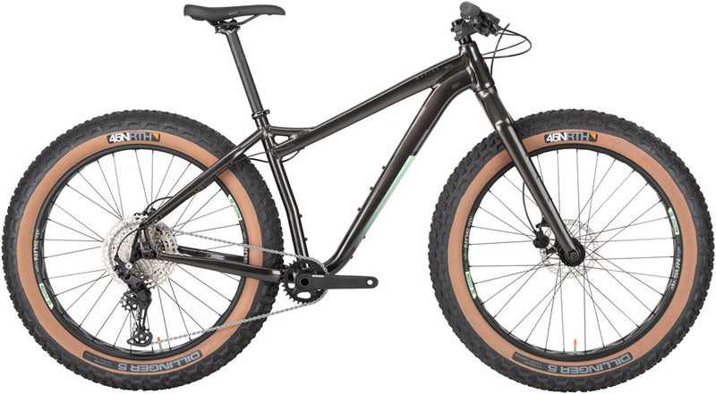 Salsa Mukluk Advent X Fat Tire Bike - 26" Aluminum Black Small