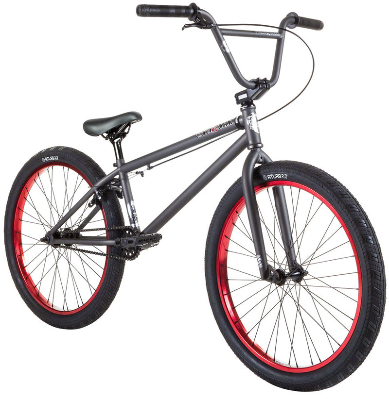 Stolen Saint 24" BMX Bike - 21.75" TT Gray/Red