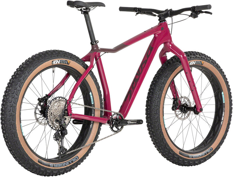 Salsa Mukluk Carbon XT Fat Tire Bike - 26" Carbon Purple X-Large