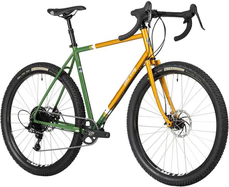 All-City Gorilla Monsoon Bike - 650b Steel APEX Tangerine Evergreen 61cm