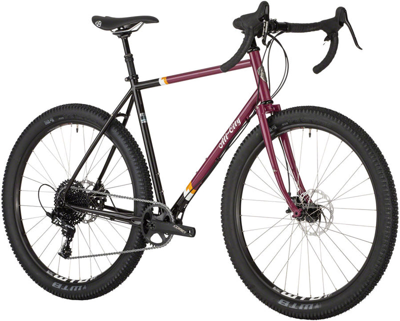 All-City Gorilla Monsoon Bike - 650b Steel APEX Charred Berry 46cm