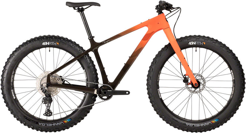 Salsa Beargrease Carbon Deore 11spd Fat Tire Bike - 27.5" Carbon Red Fade X-Small