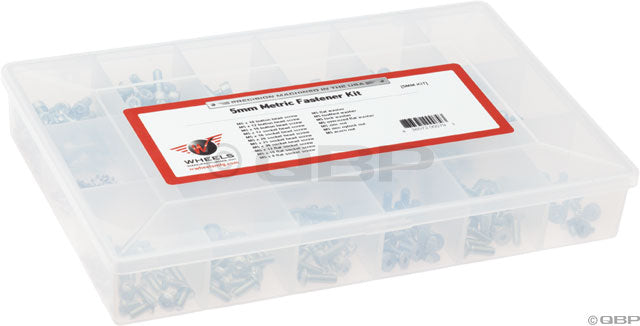 Wheels Manufacturing 5mm Fastener Kit -475 Pieces 18 Different Parts Three Bolt Styles in Lengths 8 to 30mm