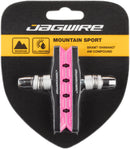 Jagwire Mountain Sport Brake Pads Threaded Post Pink
