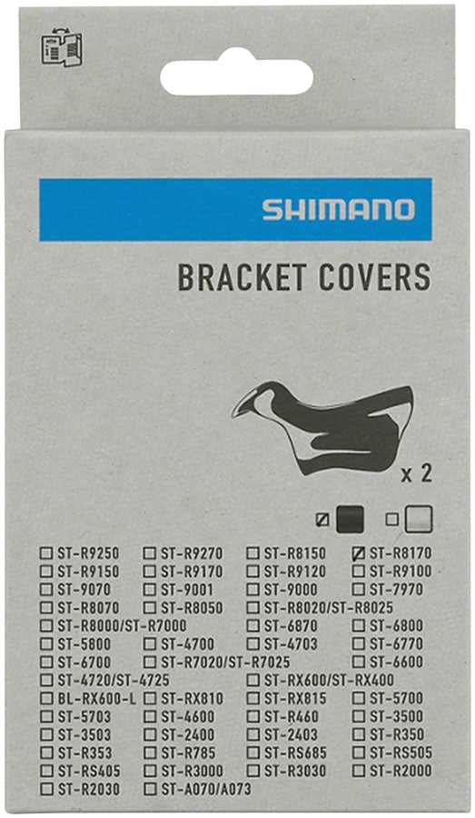 Shimano Ultegra ST-R8170 Di2 STI Lever Hoods - Black Pair