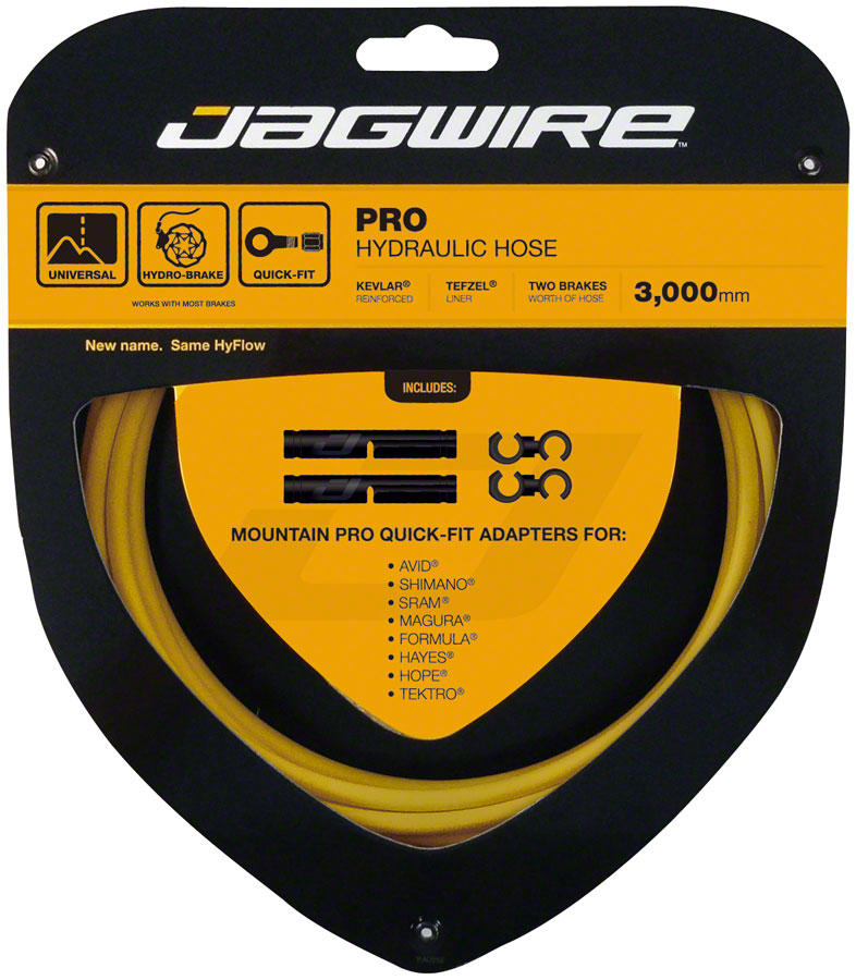 Jagwire Pro Hydraulic Disc Brake Hose Kit 3000mm Yellow