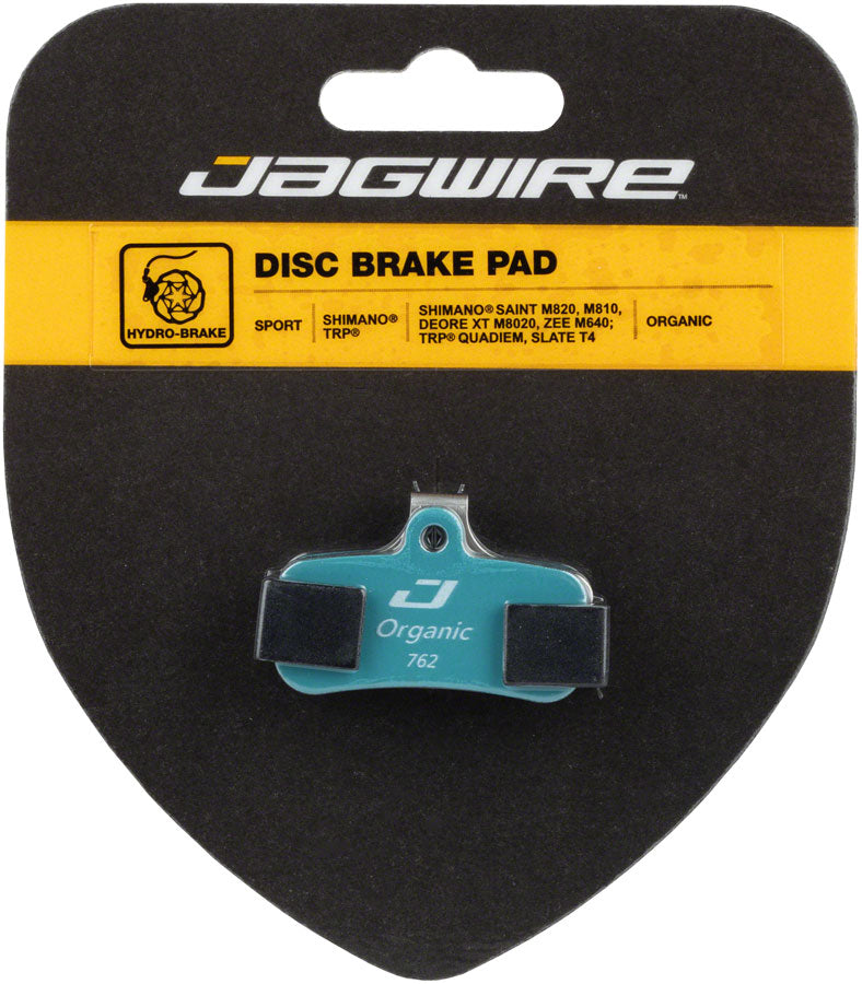 Jagwire Sport Organic Disc Brake Pads - For Shimano Deore XT M8020 Saint M810/M820 Zee M640
