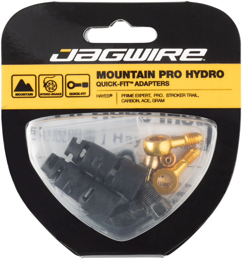 Jagwire Pro Disc Brake Hydraulic Hose Quick-Fit Adaptor - For Hayes Prime Expert/Comp/Pro Stroker Ace/Carbon/Gram/Trail Dominion A2/A4
