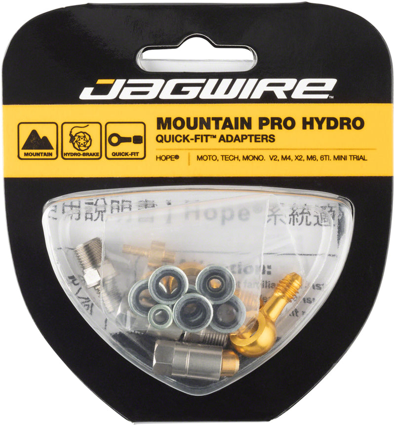 Jagwire Pro Disc Brake Hydraulic Hose Quick-Fit Adaptor Hope Banjo Mini Trial Mono
