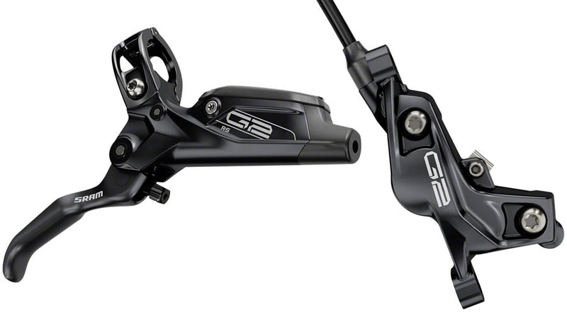 SRAM G2 RS Disc Brake Lever - Front Hydraulic Post Mount Diffusion BLK Anodized A2