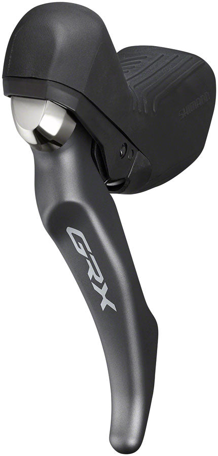 Shimano GRX ST-RX810-LA/BR-RX810 Disc Brake Lever/Drop Bar Seatpost Remote - Front Hydraulic Flat Mount Resin Pads BLK