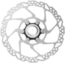 Shimano Deore SM-RT54-M Disc Brake Rotor - 180mm Center Lock For Resin Pads Only External Lockring Silver