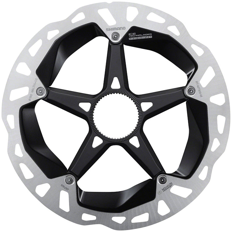 Shimano XTR RT-MT900-M Disc Brake Rotor - 180mm Center Lock Silver/Black