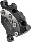 SRAM Maven Ultimate Stealth Disc Brake Lever - Rear Post Mount 4-Piston Aluminum Lever Titanium Hardware BLK/Silver A1