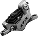 Shimano XTR BR-M9120 Disc Brake Caliper - Front Rear Post Mount 4-Piston Includes Finned Metallic Pads