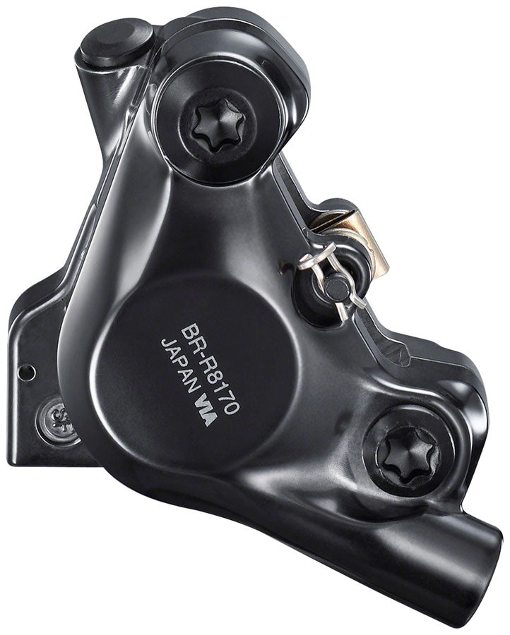 Shimano Ultegra BR-8170 Hydraulic Disc Brake Caliper - Front Flat Mount For 140/160mm Rotor Finned Resin Brake Pads