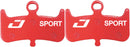 Jagwire Mountain Sport Disc Brake Pads - Semi-Metallic Steel Backed Fits Hayes Dominion A4