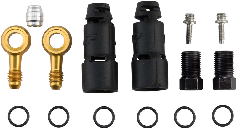 Jagwire Pro Quick-Fit Adapters Hydraulic Hose - Fits SRAM Guide R/RS/RSC/Ultimate Avid Juicy 5/7/Carbon/Ultimate