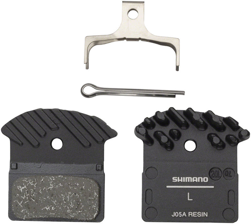 Shimano J05A-RF Disc Brake Pad Spring - Resin Compound Finned Aluminum Back Plate